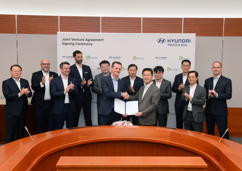 Hyundai Motor and H2 Energy Sign Joint Venture Contract to spearhead Hydrogen Mobility in Europe